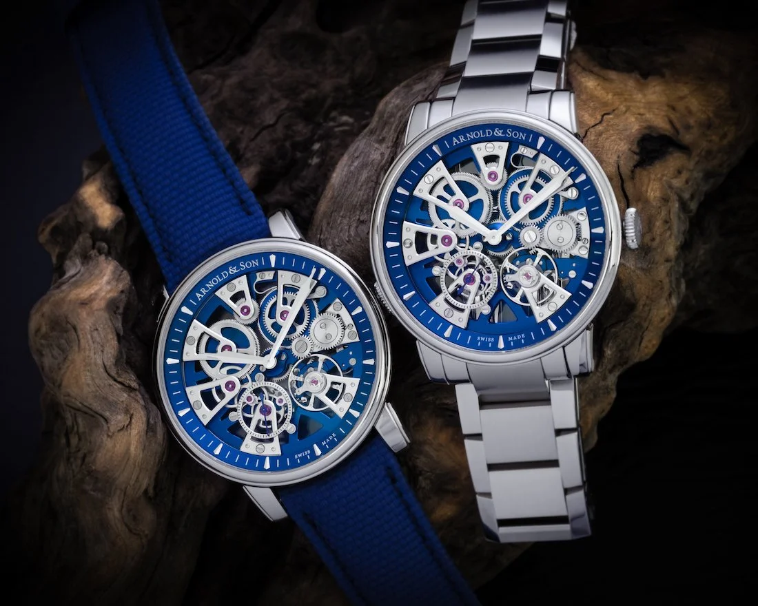 Introducing: Arnold & Son Nebula 41.5 Steel. A Striking Blue